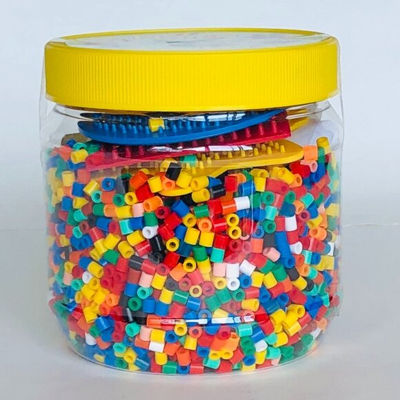 Hama Beads 4000 Iron on Beads and Pegboard Tub New Sealed - Picture 6 of 9